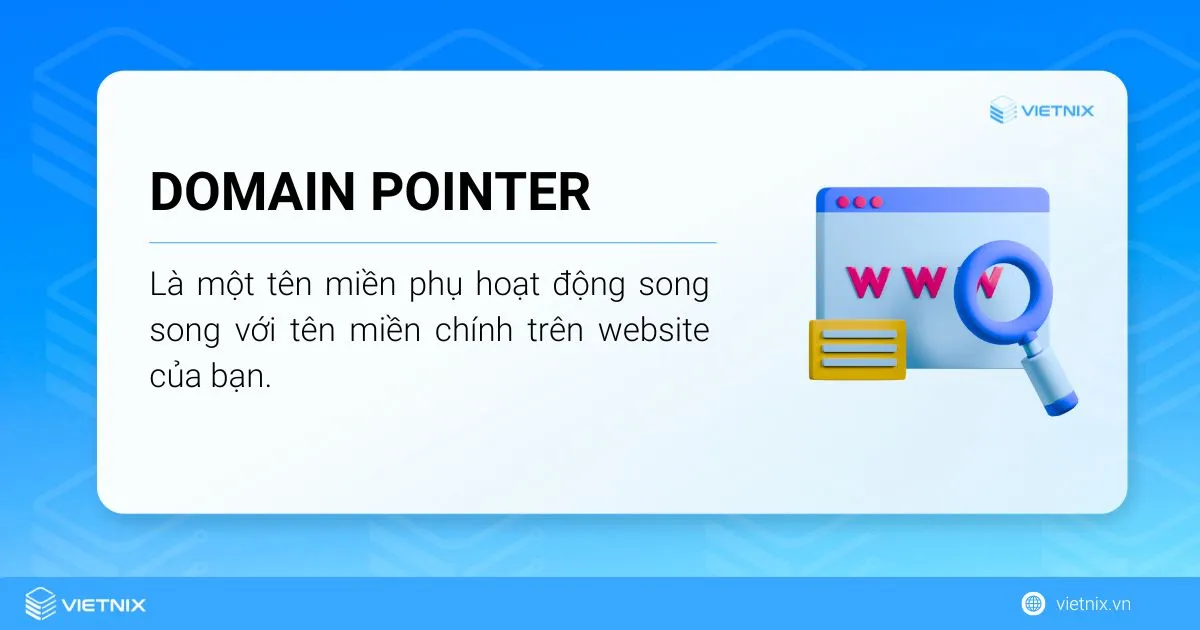 Hướng dẫn 2 bước sử dụng Domain Pointers 16 Domain Pointer là gì?
