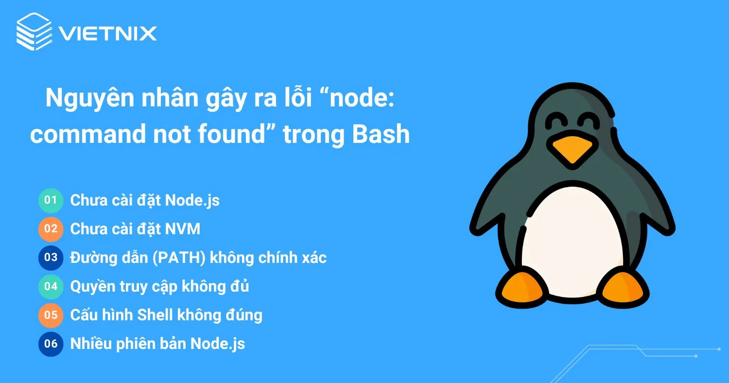 Nguyên nhân gây ra lỗi npm command not found