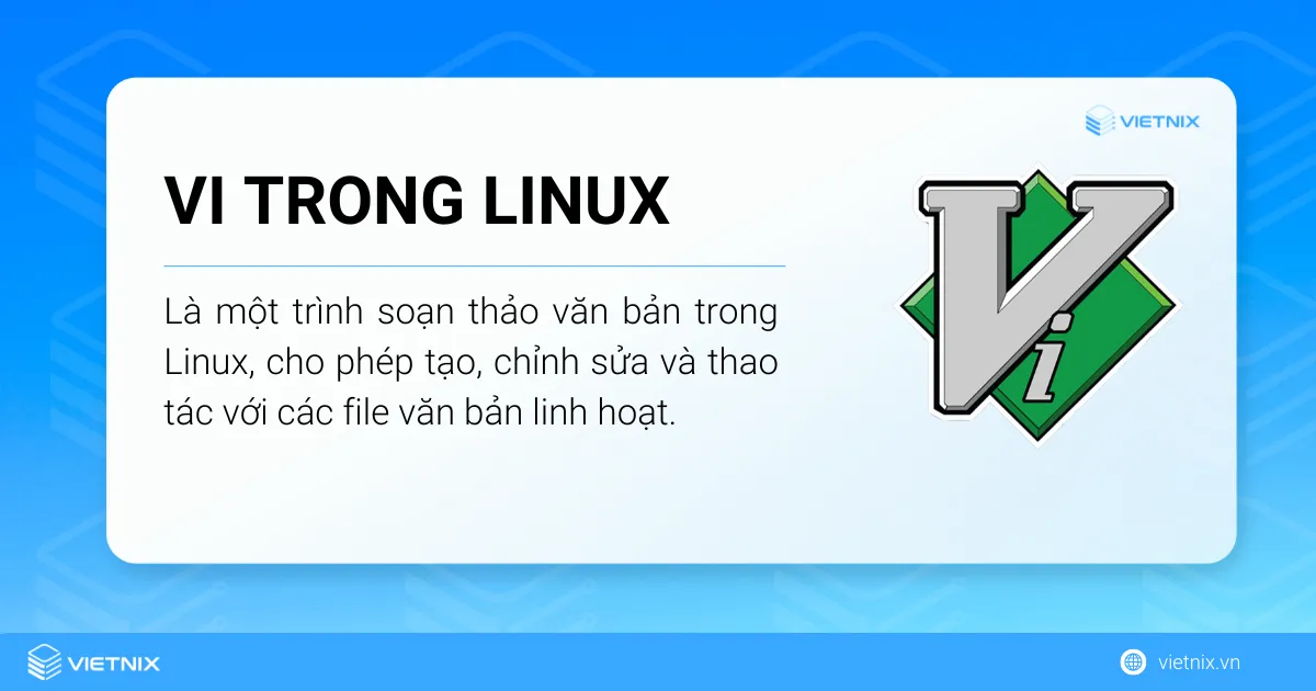 Vi trong Linux là gì