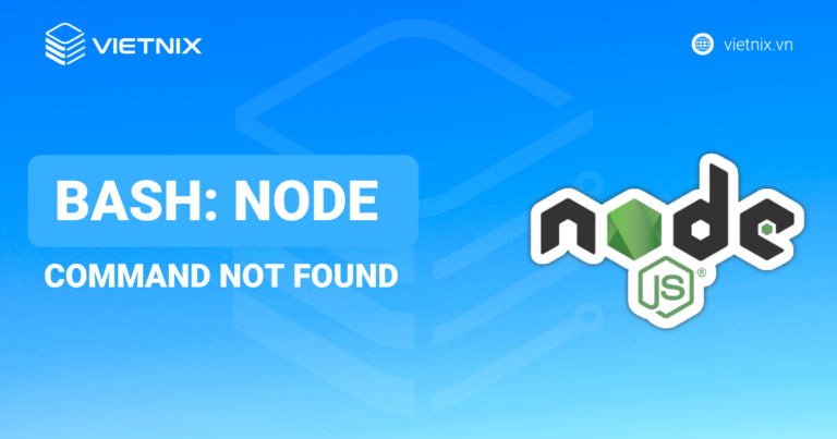 bash node command not found