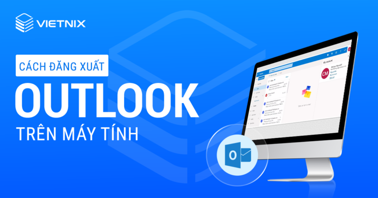 cách đăng xuất outlook trên máy tính