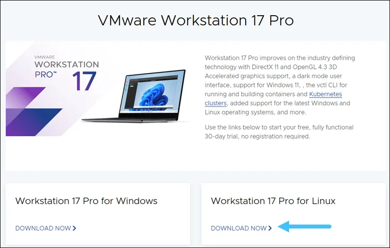 Cài đặt VMware Workstation 17 trên Ubuntu/Linux 