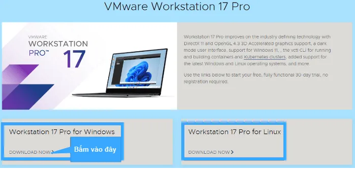 Cài đặt máy ảo trên VMware Workstation 17 Pro