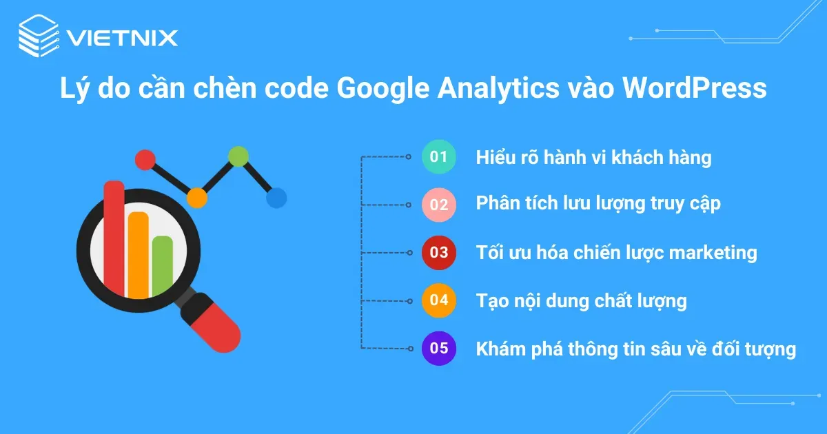 Lý do cần chèn code Google Analytics vào WordPress