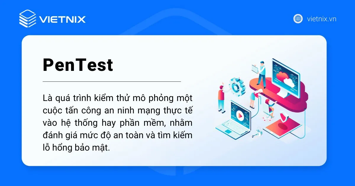PenTest là gì? Tìm hiểu từ A - Z về kiểm thử xâm nhập 37 Pentest viết tắt của penetration testing (kiểm tra xâm nhập)