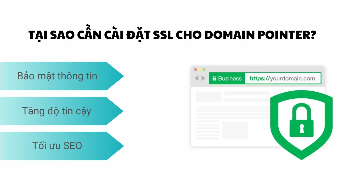 Tại sao cần cài đặt SSL cho Domain Pointer