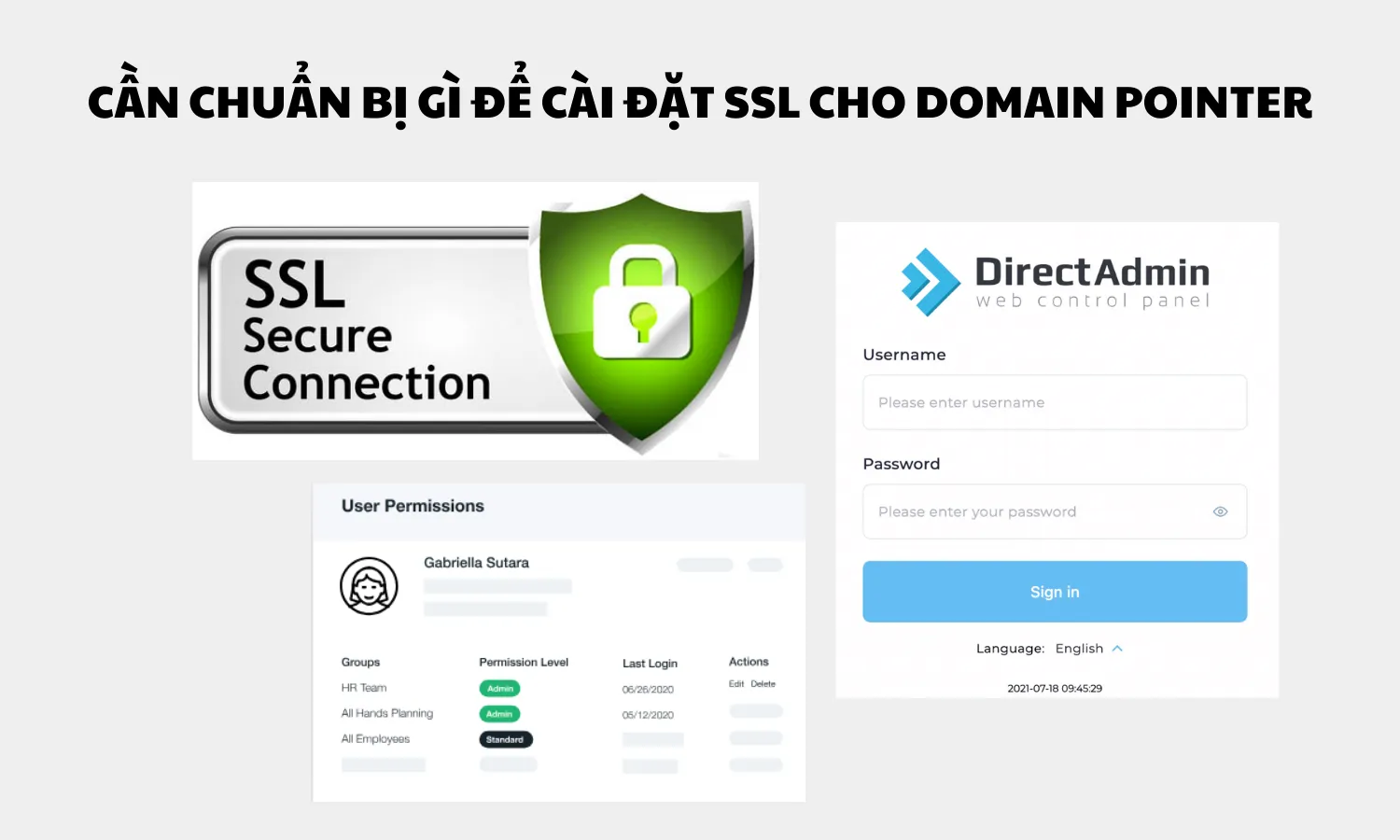 Những điều cần chuẩn bị để cài đặt SSL