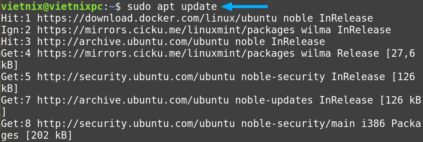 3 ví dụ về cách gỡ apt key trong hệ điều hành Linux nhanh chóng, hữu ích 25 Cập nhật các package
