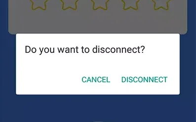 Chọn tiếp vào mục Disconnect