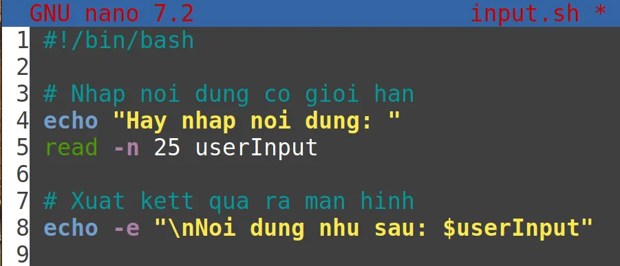 Tạo văn bản từ dữ liệu nhập bới người dùng