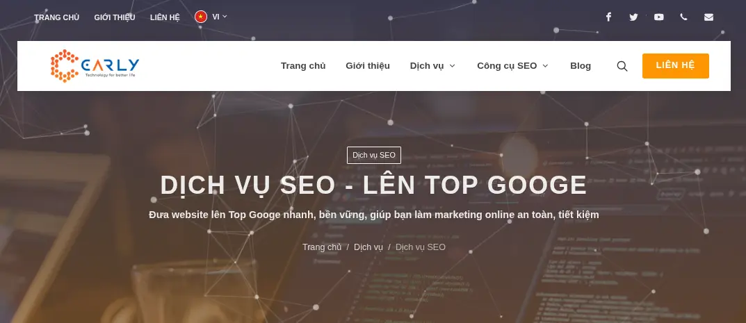 Dịch vụ SEO website tổng thể uy tín, hiệu quả 80 Carly là đơn vị cung cấp dịch vụ SEO kết hợp cùng công nghệ AI