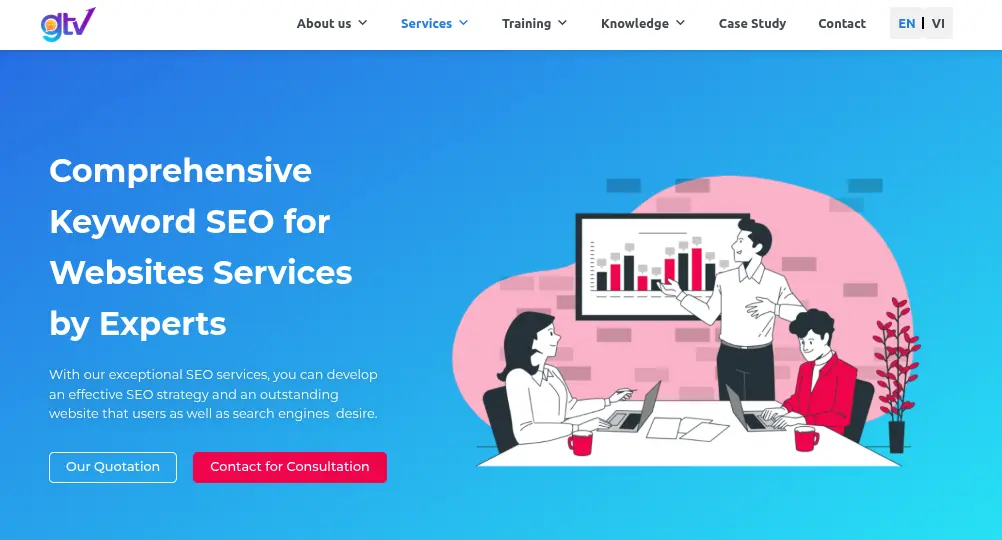 Dịch vụ SEO website tổng thể uy tín, hiệu quả 85 Dịch vụ GTV SEO - Dịch vụ seo giá rẻ