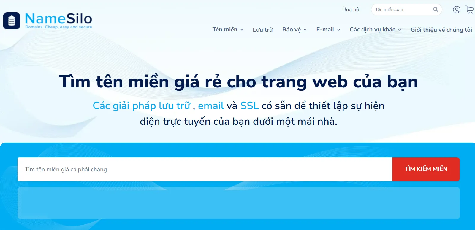 Namesilo là nhà đăng ký tên miền quốc tế