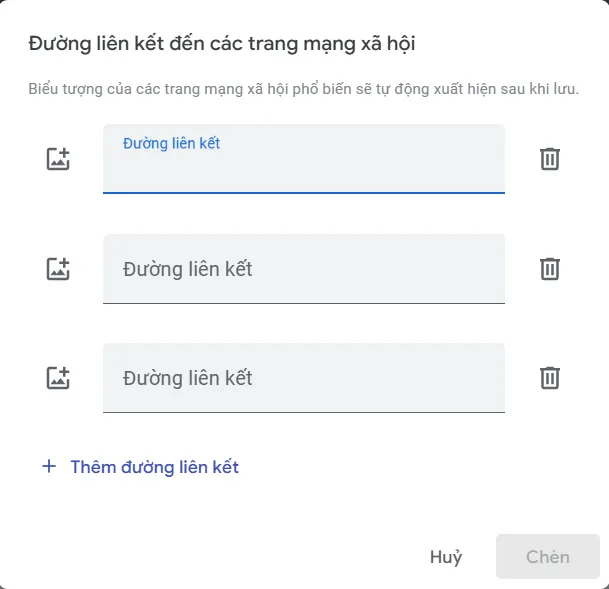 Tìm hiểu mọi điều về Google Sites - Công dụng và ưu nhược điểm 57 Đường liên kết trang mạng xã hội