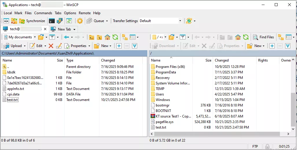 Cách kết nối và truy cập VPS qua sFTP bằng WinSCP và giao diện dòng lệnh 35 Quản lý file trên VPS qua WinSCP
