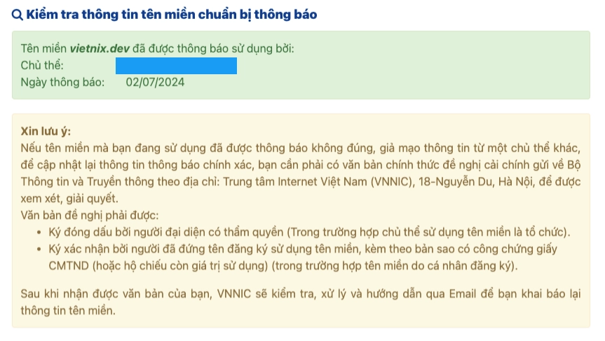 Hướng dẫn 4 bước khai báo tên miền quốc tế sau khi đăng ký 23 Kiểm tra lại trạng thái tên miền