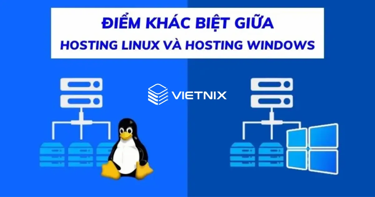 So sánh hosting Linux và hosting Windows
