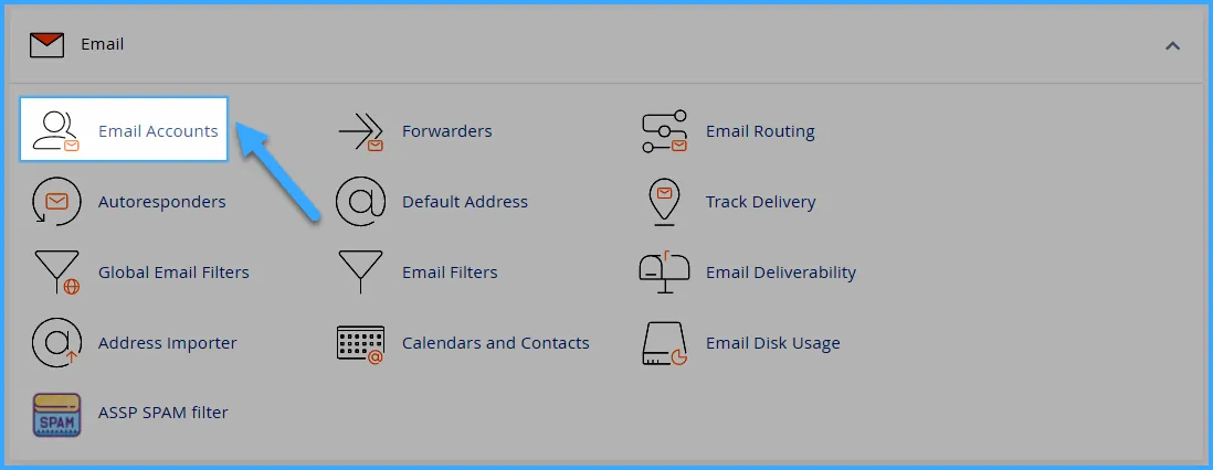 Hướng dẫn chỉnh sửa dung lượng Email Account cPanel đơn giản 10 bước 2 chỉnh sửa dung lượng Email Account cPanel