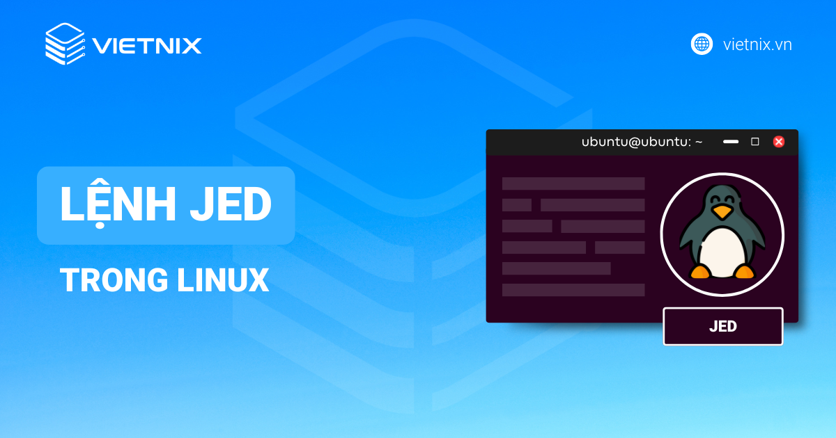 Lệnh jed trong Linux