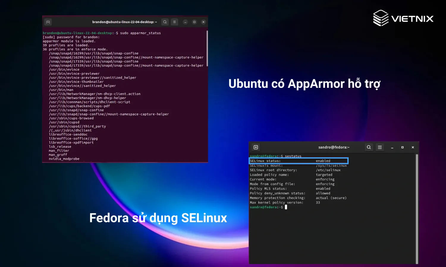 So sánh giữa Fedora và Ubuntu đâu là hệ điều hành nổi bật hơn trong Linux 21 Khả năng bảo mật của Fedora và Ubuntu