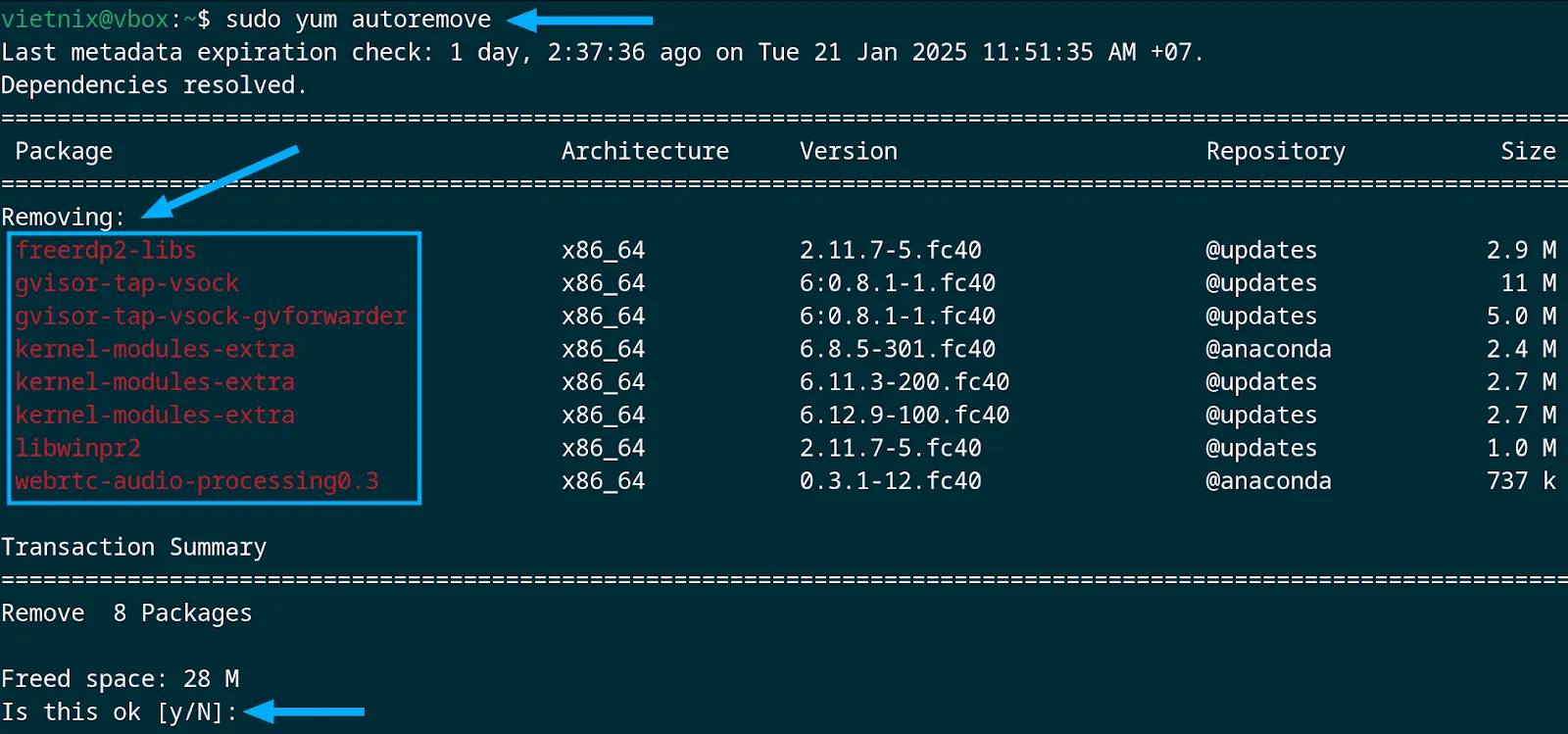 Cách gỡ cài đặt phần mềm package trong Linux nhanh và hiệu quả 56 Xóa các file phụ thuộc vào package