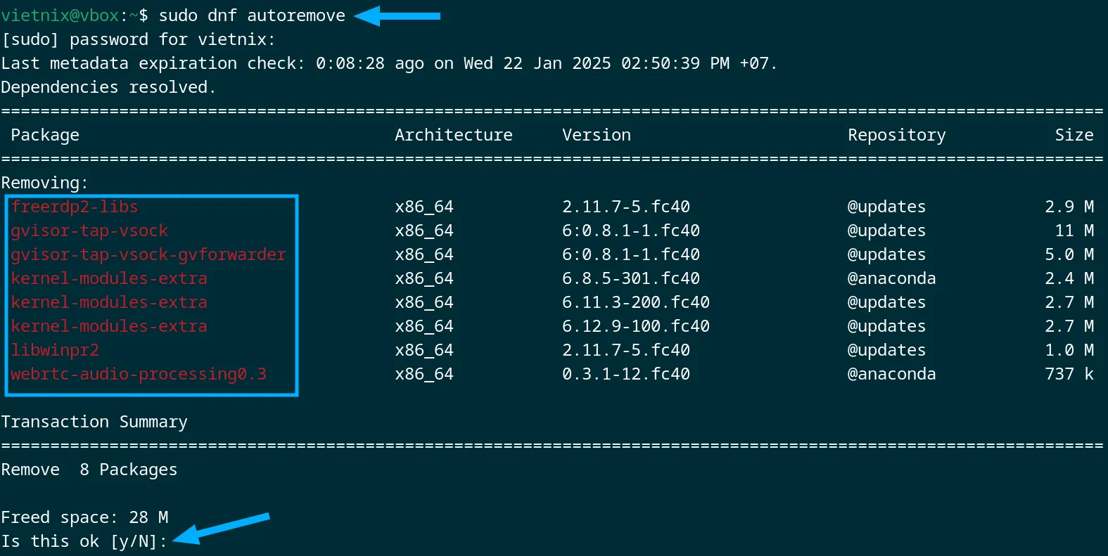 Cách gỡ cài đặt phần mềm package trong Linux nhanh và hiệu quả 61 Xóa mọi sự phụ thuộc không cần thiết