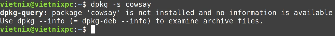 Cách gỡ cài đặt phần mềm package trong Linux nhanh và hiệu quả 36 Không có package nào trùng khớp