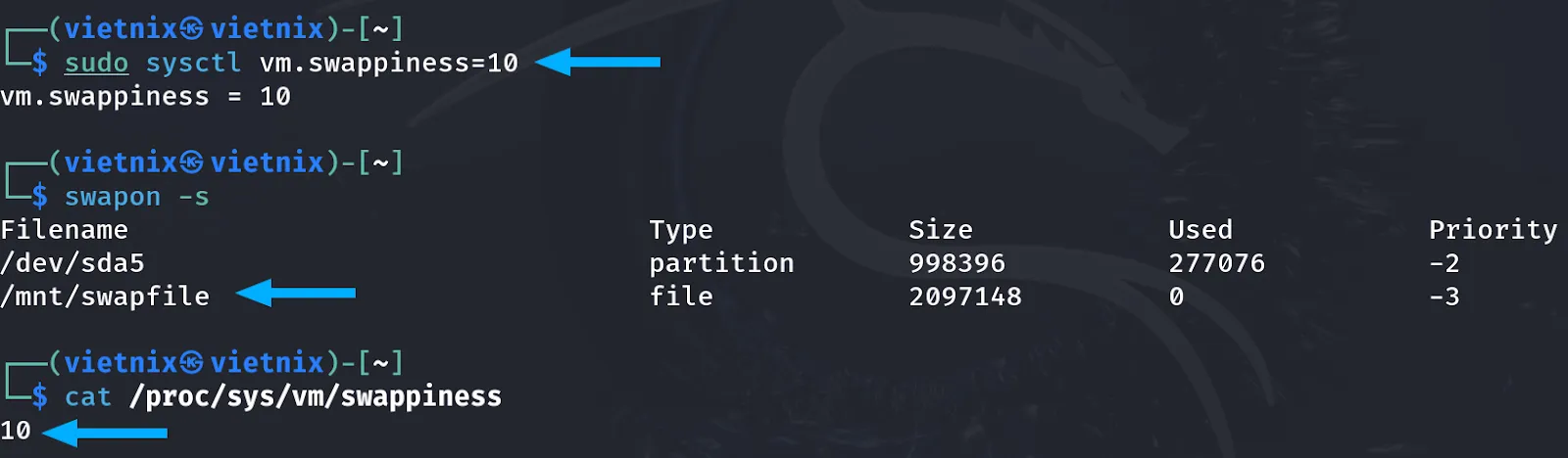 Tìm hiểu cách tạo và kích hoạt Swap trên Linux chi tiết nhất 27 Cấu hình Swappiness