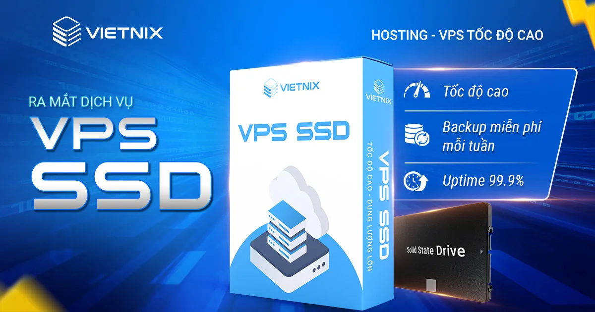 Vietnix ra mắt VPS SSD 