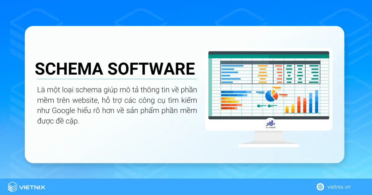 Schema Software là một loại Schema Markup giúp mô tả thông tin về phần mềm trên website