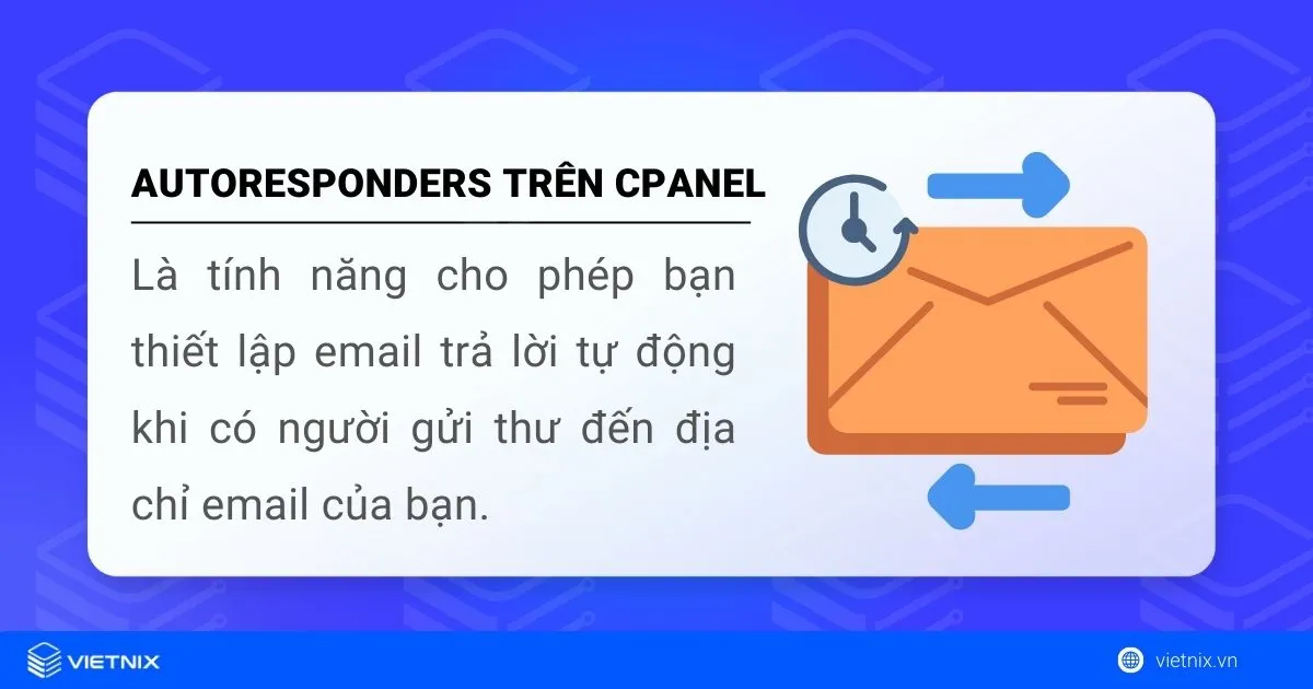 Tìm hiểu về Autoresponders trên cPanel