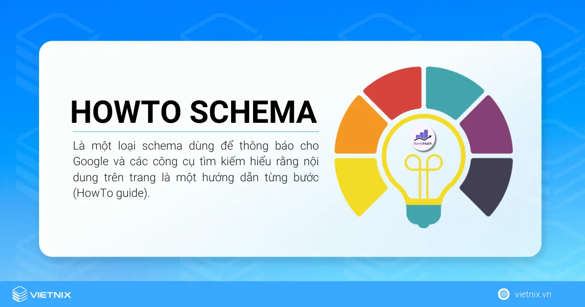 HowTo Schema là một loại schema dùng để thông báo cho Google và các công cụ tìm kiếm hiểu rằng nội dung trên trang là một hướng dẫn từng bước