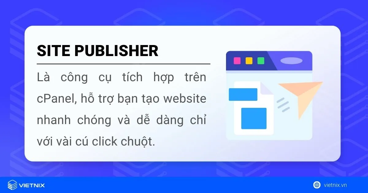 Tìm hiểu về công cụ Site Publisher trên cPanel