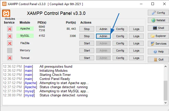 Hướng dẫn cài đặt Joomla! trên localhost XAMPP 39 Nhấn vào Admin