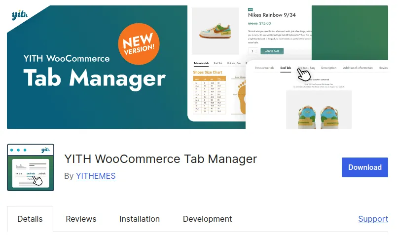 2. YITH WooCommerce Tab Manager – Plugin tạo tab sản phẩm WooCommerce chuyên nghiệp