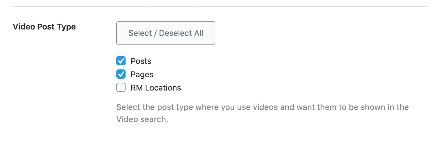 Hướng dẫn sử dụng Video Sitemap trong Rank Math SEO chi tiết 22 Chọn loại bài viết chứa video