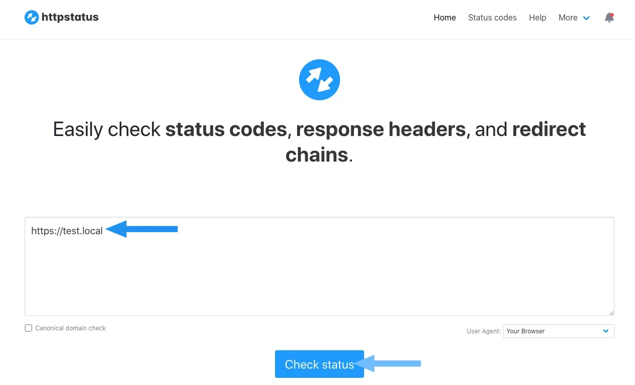 Cách sửa lỗi API Error: HTTP 400 khi dùng Rank Math SEO Analyzer 20 Công cụ httpstatus.io