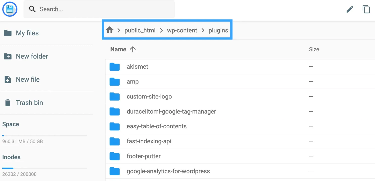Cách sửa lỗi Parse Error: "Syntax Error, Unexpected" trong WordPress 44 Truy cập vào File Manager trên hosting
