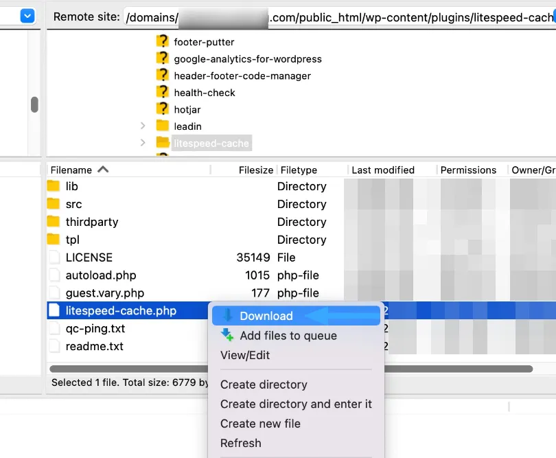 Cách sửa lỗi Parse Error: "Syntax Error, Unexpected" trong WordPress 38 Chọn Download để tải file về máy