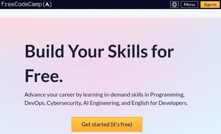 Top 20+ trang web học lập trình online chất lượng dành cho người mới 36 freeCodeCamp