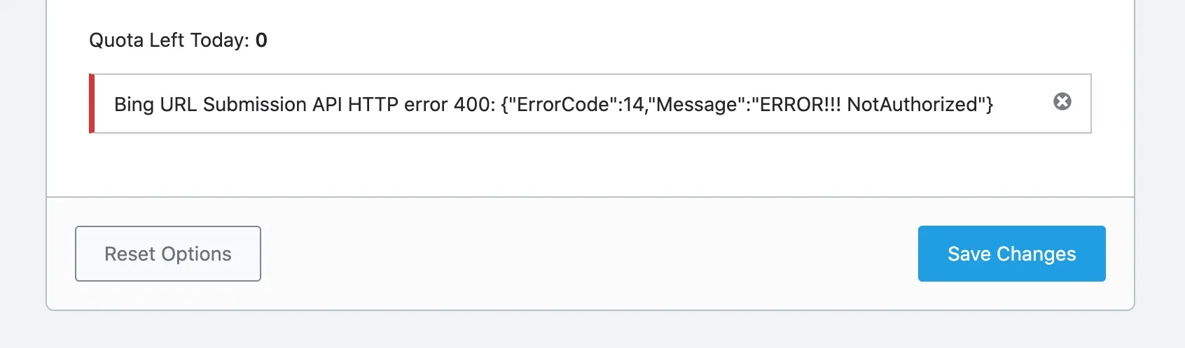 Cách sửa lỗi Failed to Submit Post to the Bing URL Submission API Error chi tiết 25 Không được ủy quyền