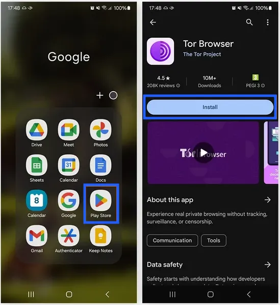 Trình duyệt Tor là gì và có an toàn không? Lưu ý khi sử dụng 50 Tải trình duyệt Tor cho Android