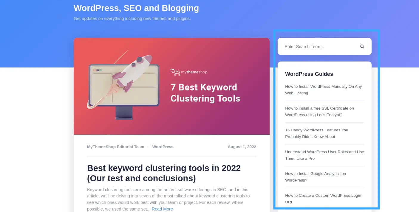 Cách thêm bài viết nổi bật trong WordPress chi tiết 25 Thêm bài viết nổi bật vào sidebar WordPress