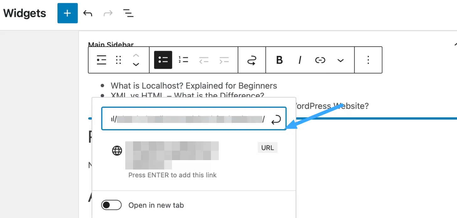 Cách thêm bài viết nổi bật trong WordPress chi tiết 27 Dán URL bài viết tương ứng vào