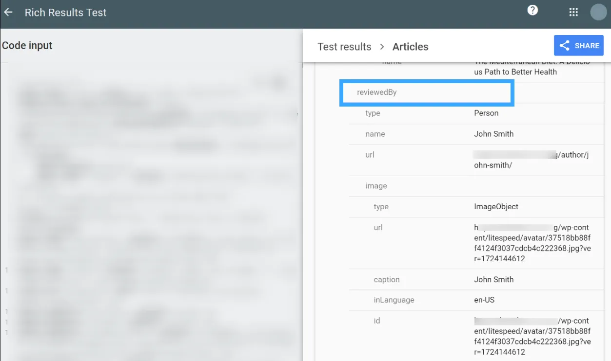 Cách thêm đồng tác giả vào bài viết WordPress đơn giản nhất 39 Schema đã hiển thị đầy đủ và chính xác cả phần “reviewedBy” dành cho người kiểm duyệt