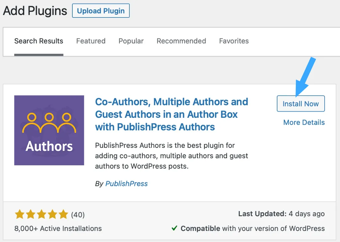 Cách thêm đồng tác giả vào bài viết WordPress đơn giản nhất 25 Thêm plugin PublishPress Authors