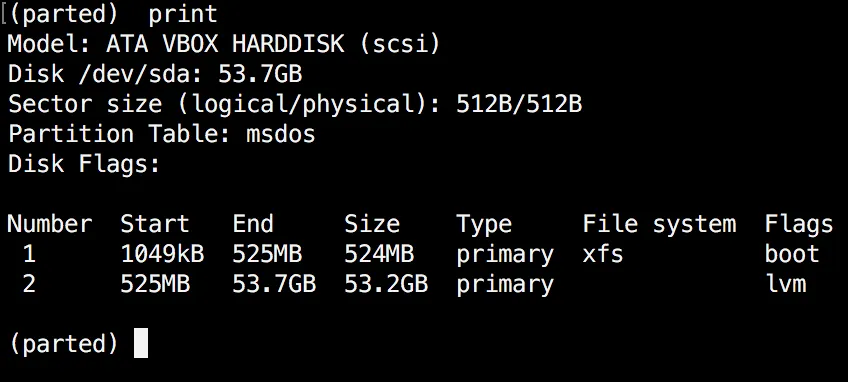 Tìm hiểu về Parted Linux dành cho người mới 17 Liệt kê phân vùng đĩa trong Linux - Nguồn: Internet
