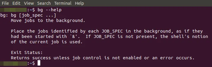 Tìm hiểu chi tiết về lệnh bg Linux dành cho người mới bắt đầu 9 Tùy chọn bg --help của lệnh bg Linux - Nguồn: Internet