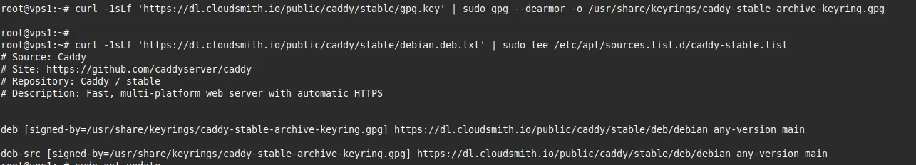 Hướng dẫn cài đặt Caddy Webserver trên Ubuntu 24.04 chi tiết từ A đến Z 16 Cài đặt Caddy