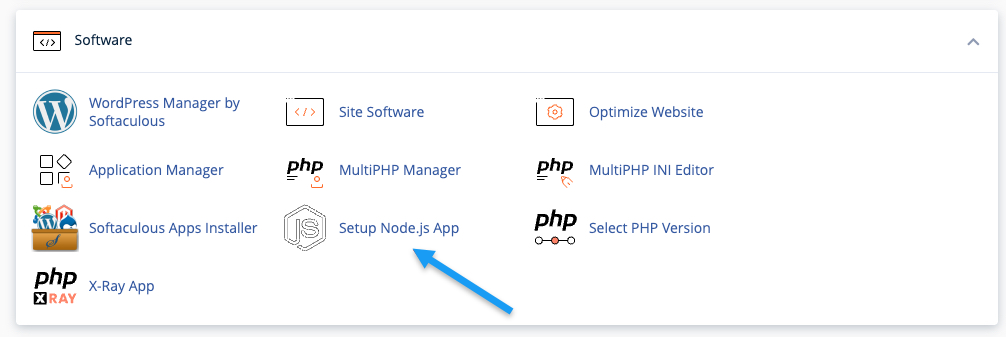 Hướng dẫn cài đặt n8n trên Hosting cPanel dễ dàng và chi tiết nhất 23 Chọn Setup Node.js App